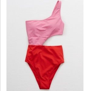 Aerie Cut Out One Piece Swimsuit